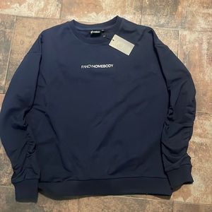 NWT Really soft blue Fancy Homebody sweater